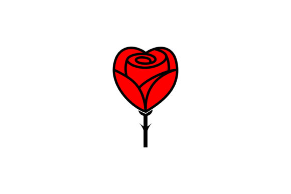Download Red Rose Flower for Romantic Floral Logo - Logo Collection