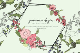 Download Hand Drawn Floral & Black Berry Clip Art - Black Collection