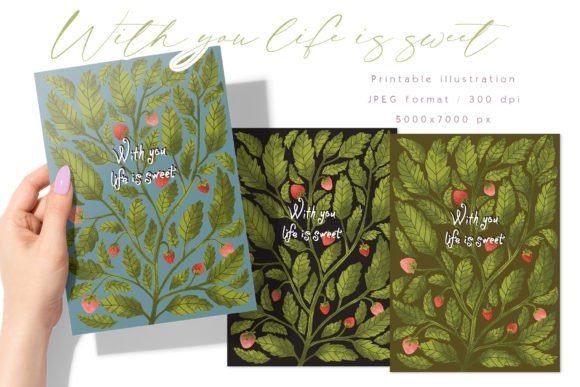 Download Life is Sweet Greeting Card Printable - Premium Resources