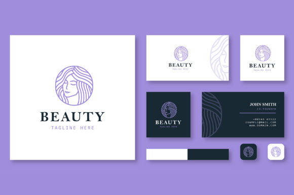 Download Beauty Logo with Business Card Tempalte - Logo Collection