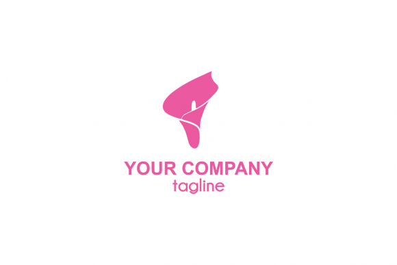 Download Simple Line Art Flower Logo - Logo Collection