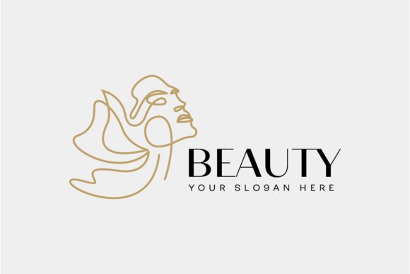 Download Beauty Logo Line Art Logo Design Vector - Logo Collection