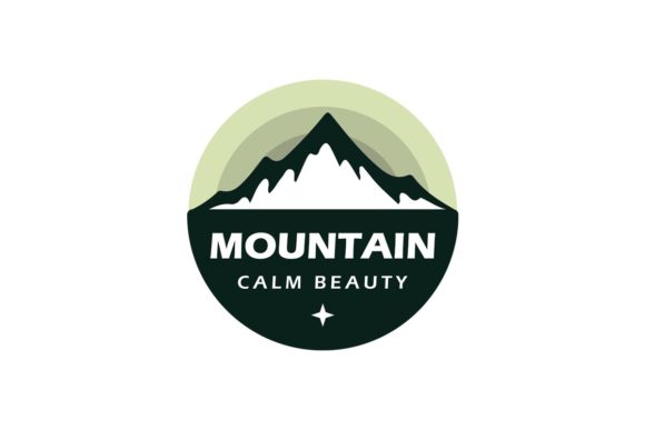 Download Mountain Calm Beauty Logo Badge - Logo Collection